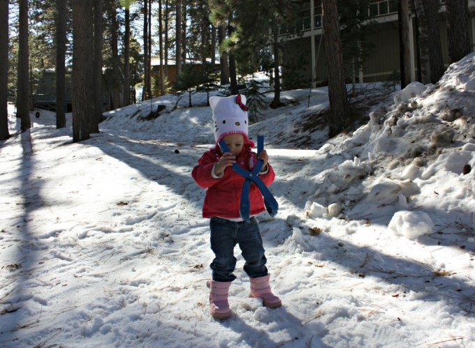 прогулка в детском саду зимой