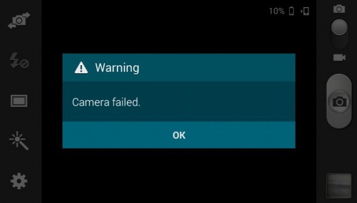 сбой камеры на Самсунге