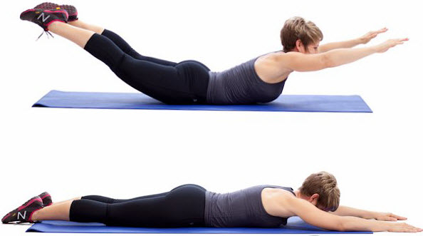 Упражнения для мышц спины в домашних условиях