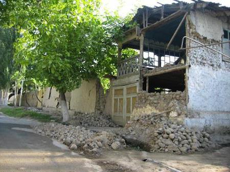 Землетрясение в узбекистане