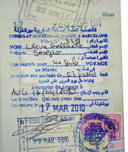 Визы в марокко для россиян