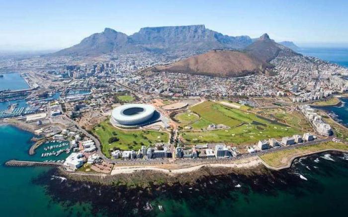 Географические координаты города кейптаун африка юар
