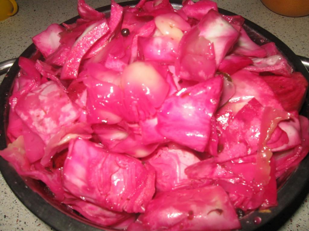 Рецепт капусты маринованной со свеклой