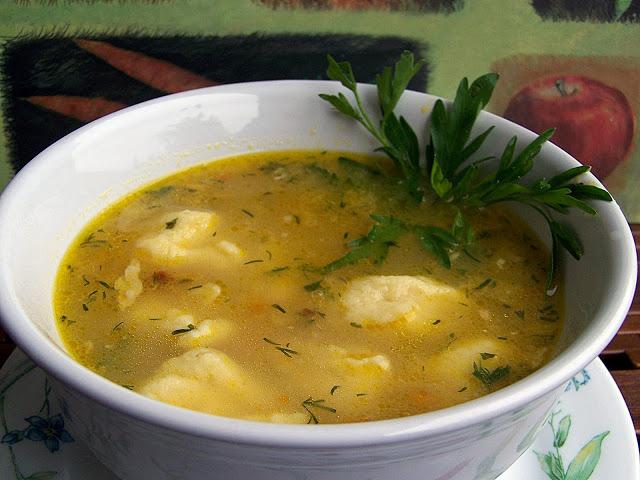 Постный суп с галушками рецепт