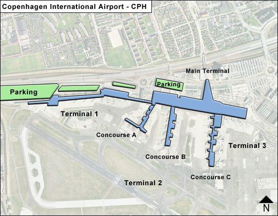 Копенгаген аэропорт схема