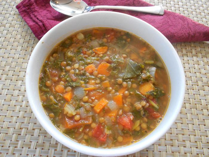 Чечевичный суп рецепт вегетарианский