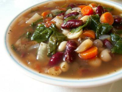 Вегетарианский фасолевый суп рецепт