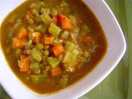 Вегетарианский суп из чечевицы рецепт