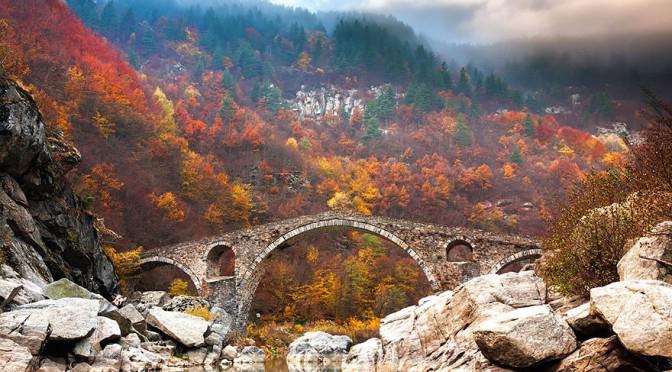 Дьявольский мост в горах родопы болгария