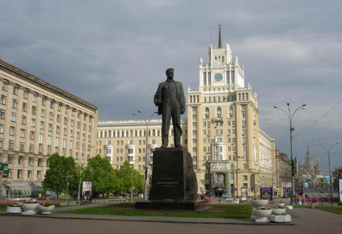 памятник маяковскому в москве