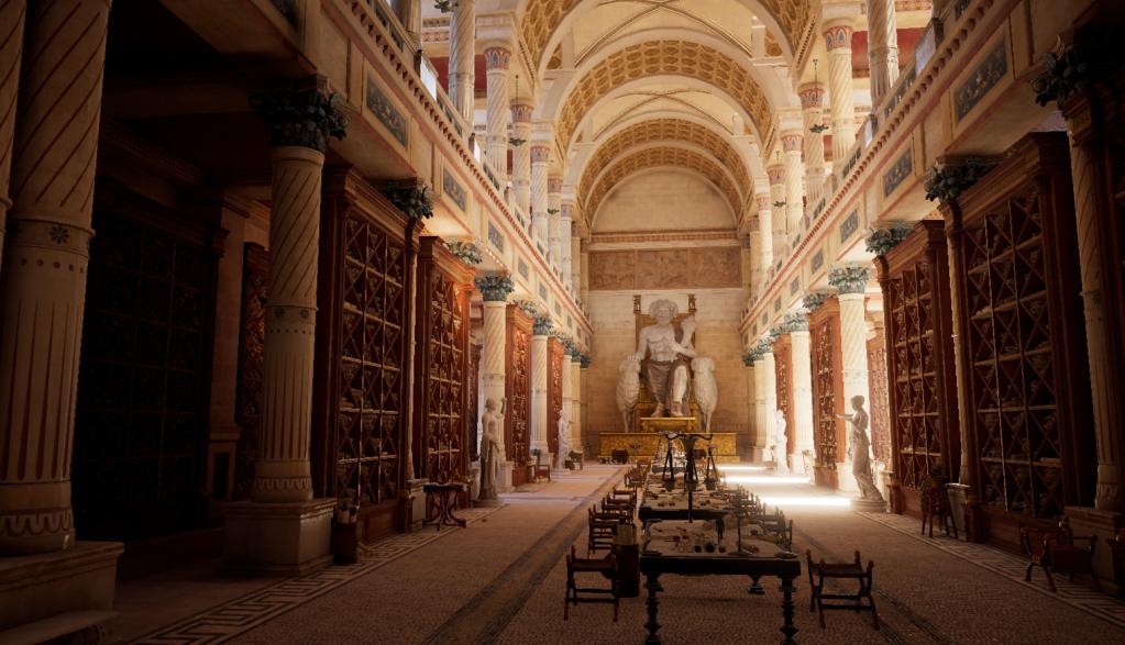 Интерьеры Александрийской библиотеки