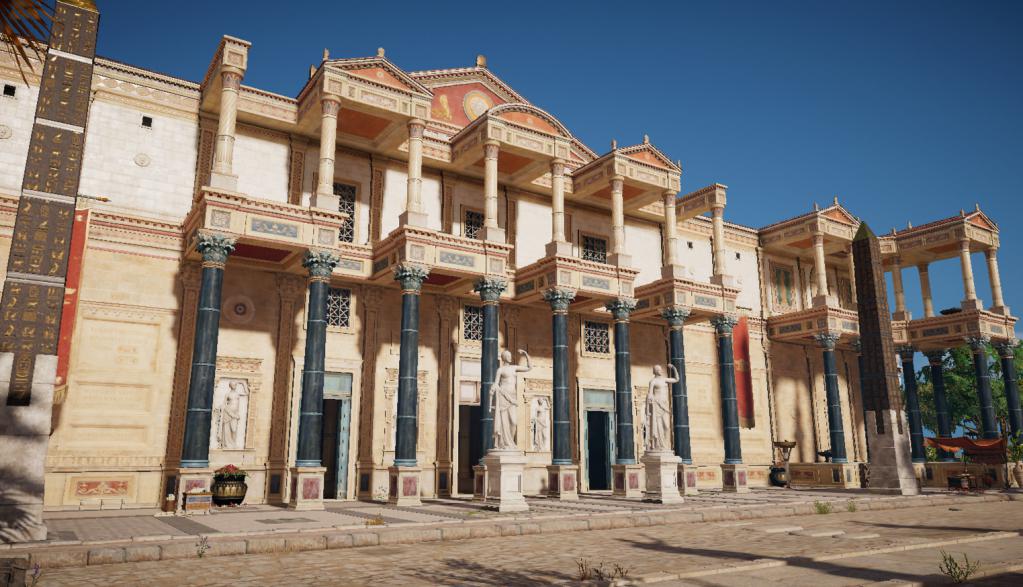 Александрийская библиотека реконструкция главного фасада
