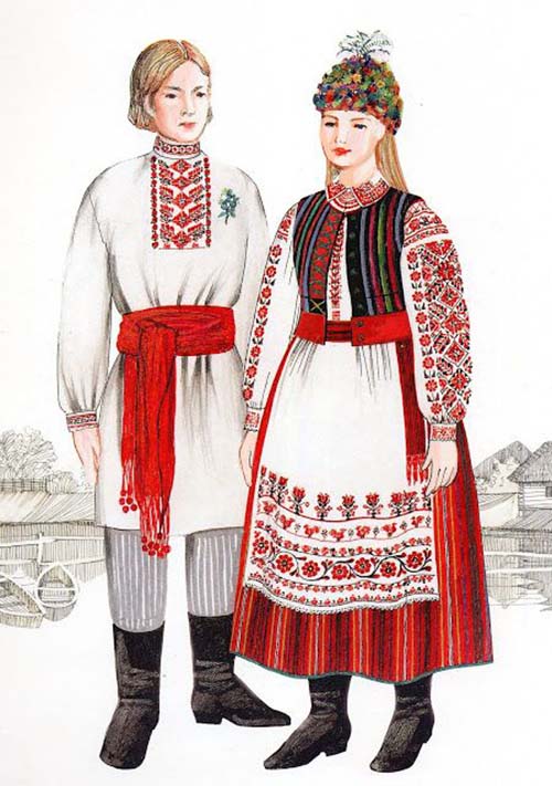 украинский народный костюм женский