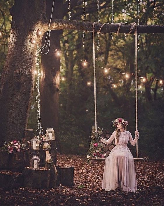 свадьба фотосессия в лесу