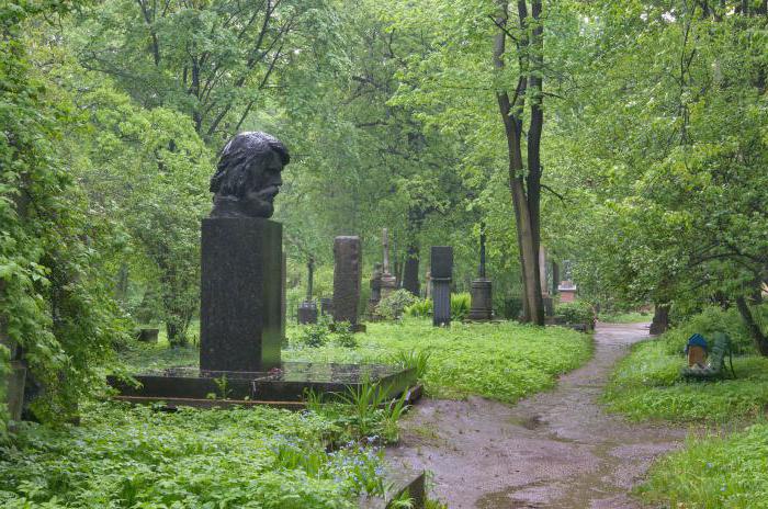 волковское кладбище литераторские мостки в санкт петербурге