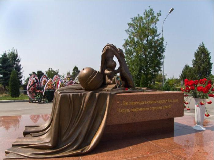 памятник погибшим детям Беслана в Москве
