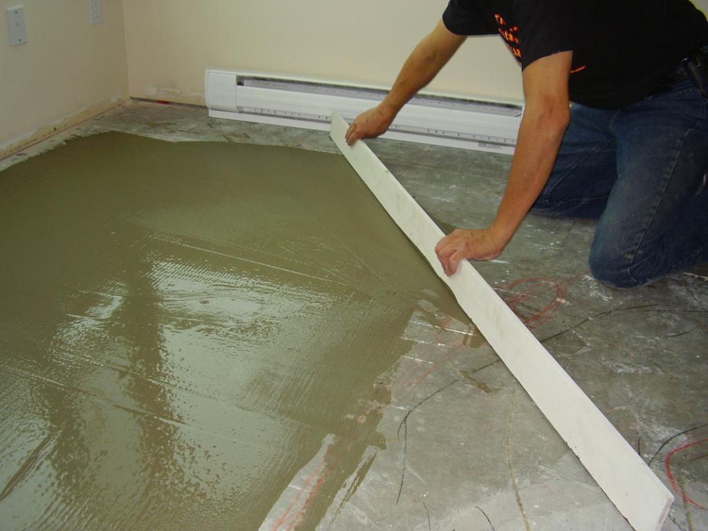 Подготовка основания бетонного пола