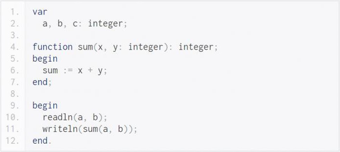 паскаль функции и процедуры примеры