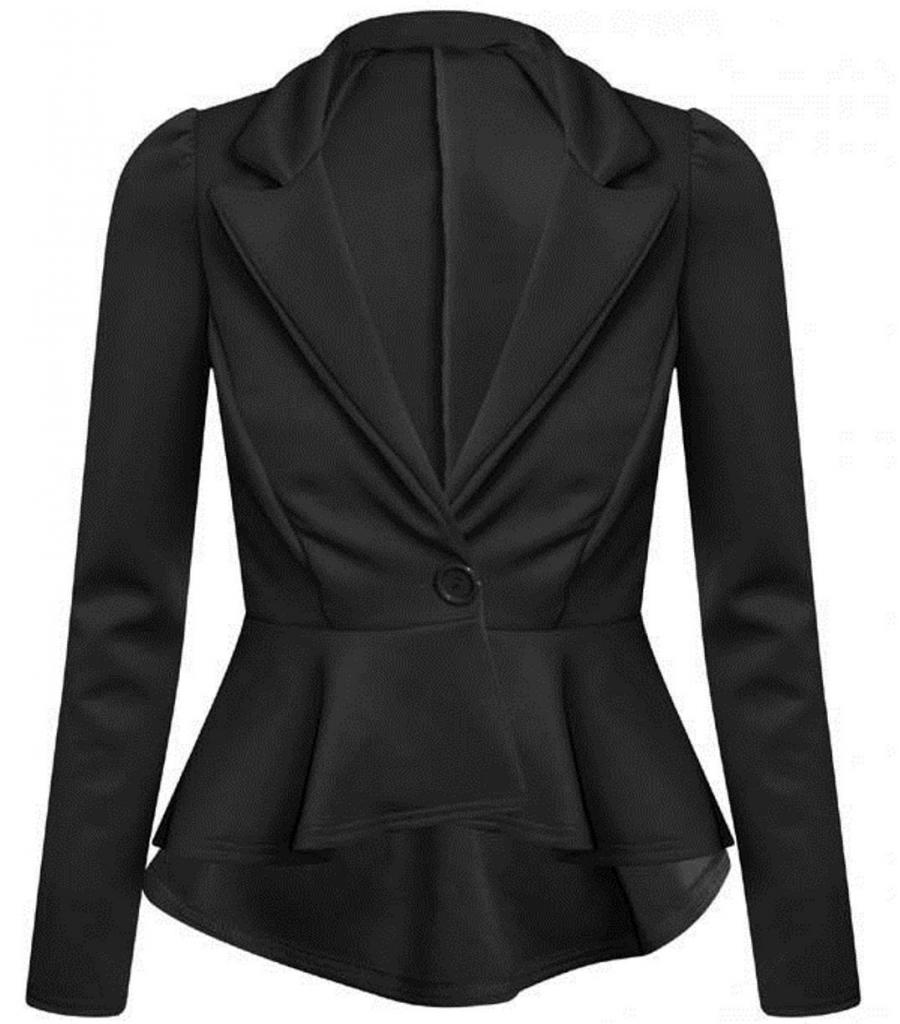 Черный пиджак идеален для комбинирования