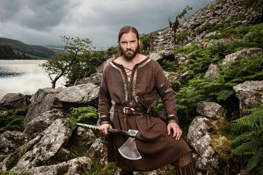 Отважный житель древней Скандинавии