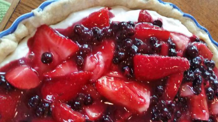 пирог с лесными ягодами рецепт
