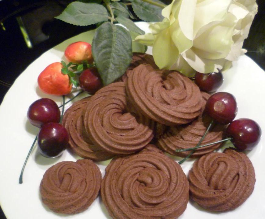 венское печенье с шоколадом