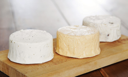 разные виды козьего сыра