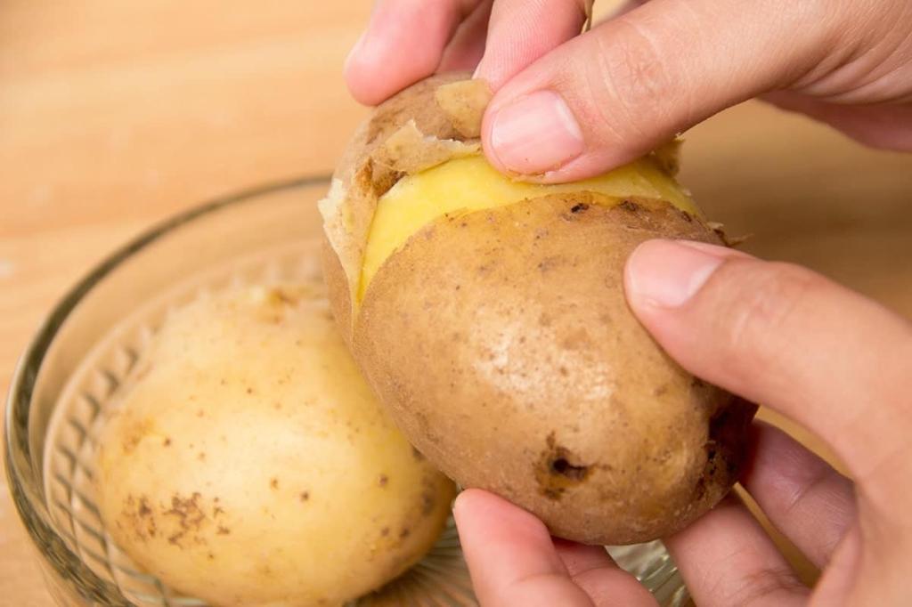 вареный картофель в мундире