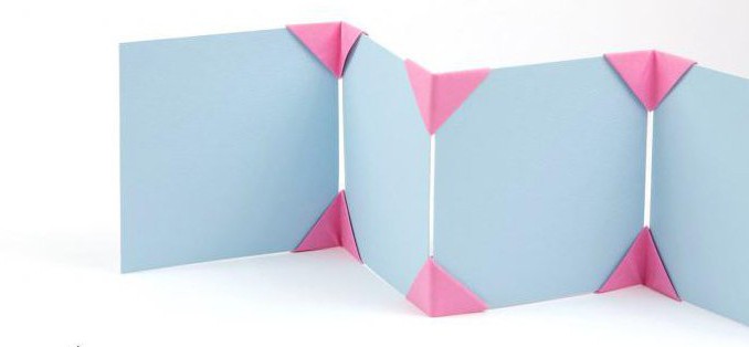 оригами для личного дневника схемы