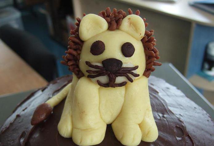 Торт со львом фото