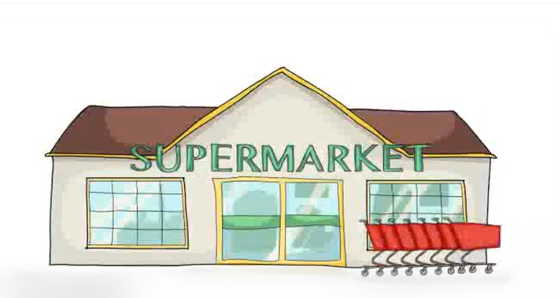 Рисунок супермаркета