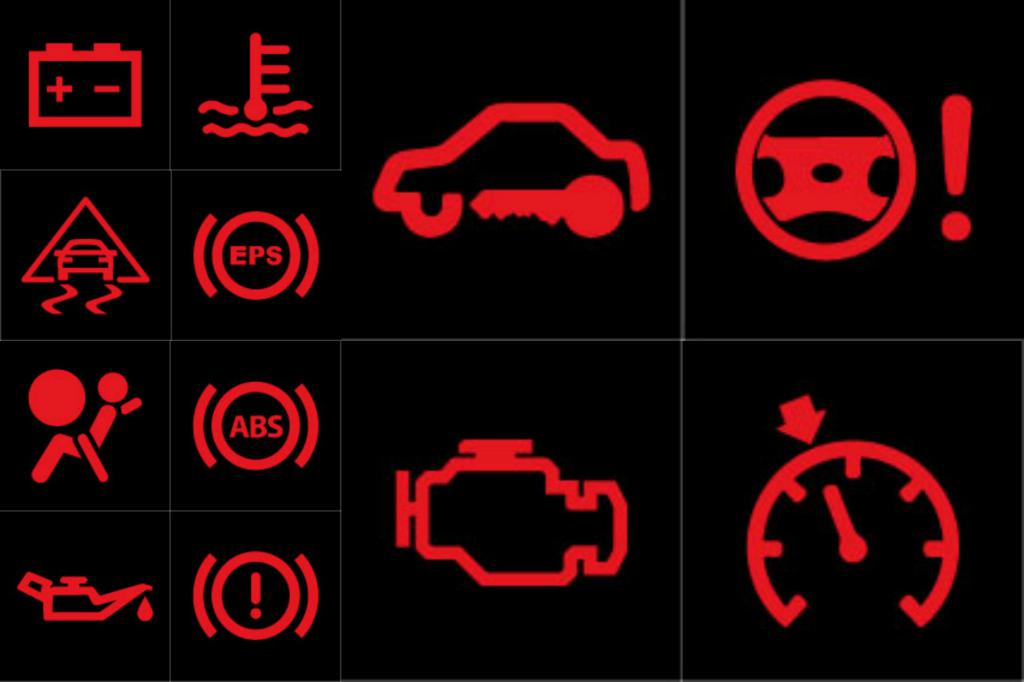 Знакомство с автомобилем: обозначение значков на приборной панели