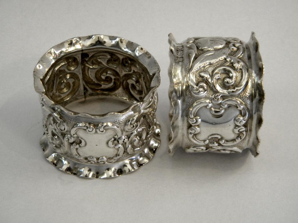 Старинные кольца из серебра