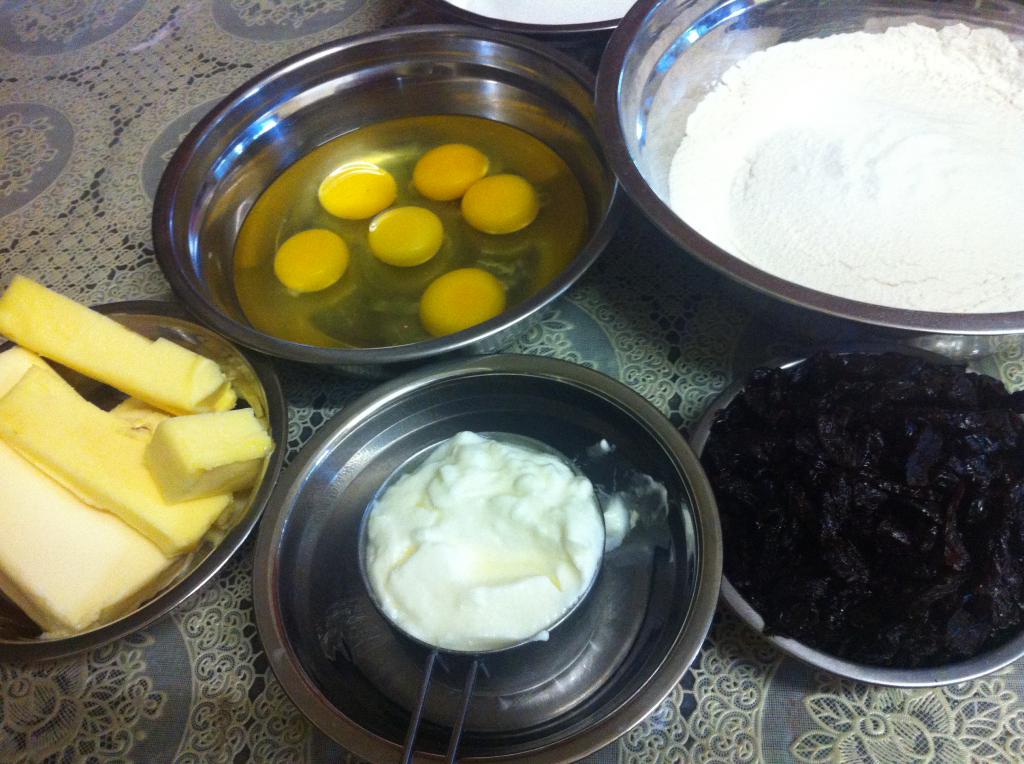 Ингредиенты для торта "Чернослив в шоколаде"