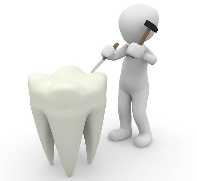 повреждение зуба