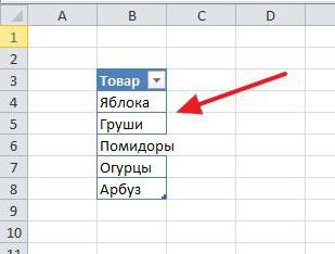 умные таблицы excel выпадающие списки