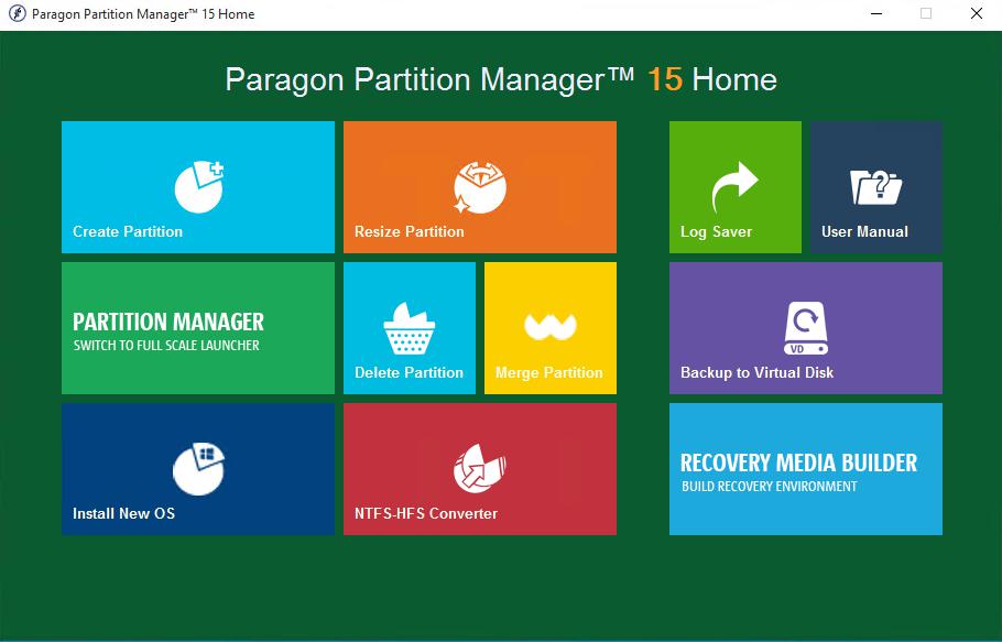 Paragon Partition Manager