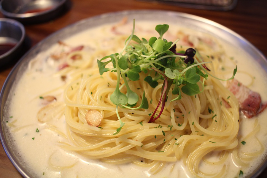 Спагетти с мясом в соусе