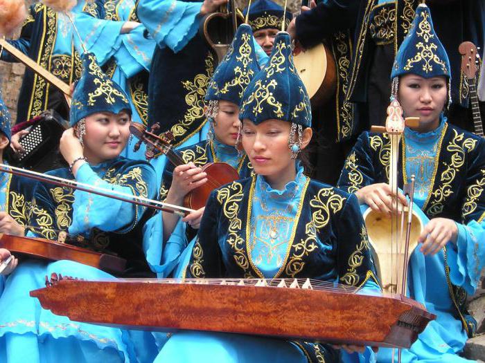казахский национальный костюм фото для девочек 