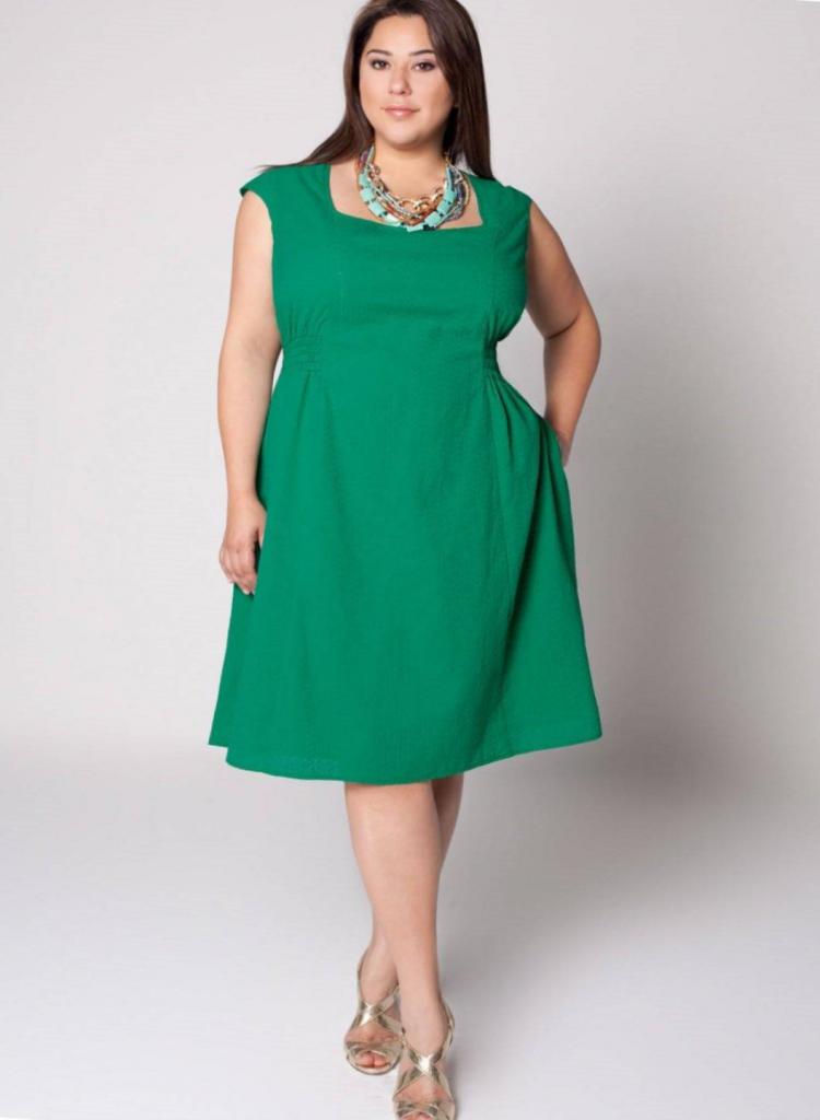 зеленое платье для абсолютной
