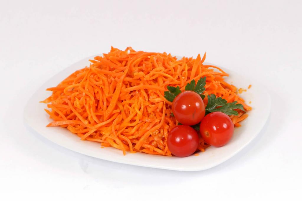 Салаты с корейской морковкой