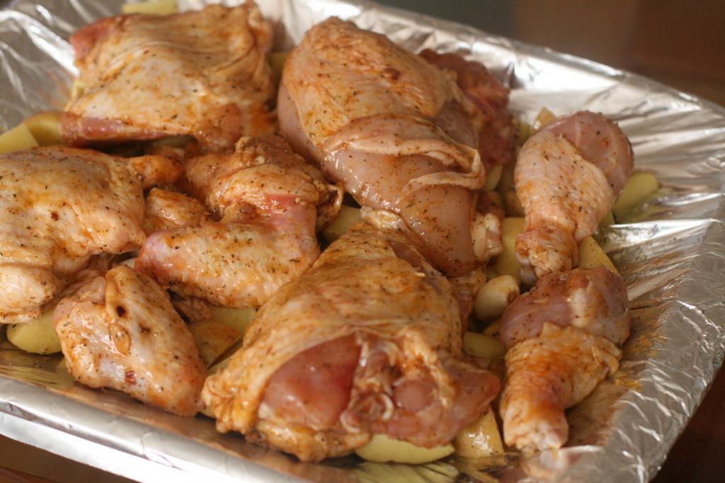 Кефирный маринад для курицы в духовке