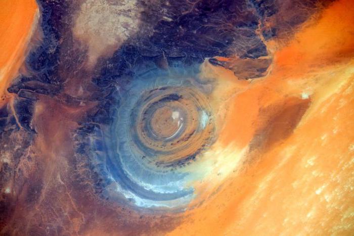 Глаз пустыни Сахара фото