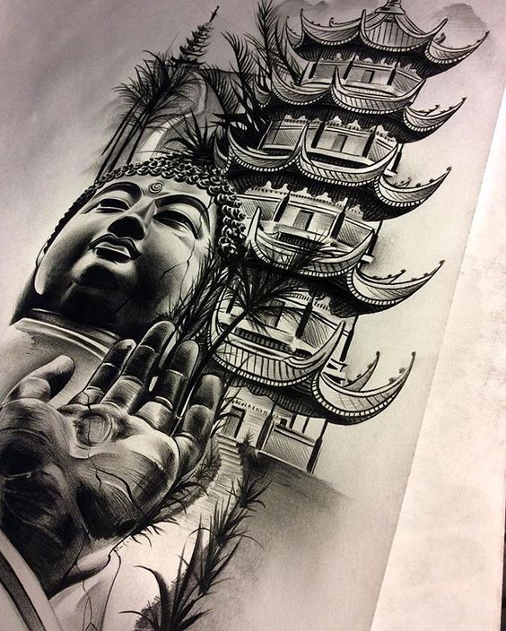 Буддийские татуировки: виды тату, эскизы, значение знаков, буддийские символы и особенности набивки