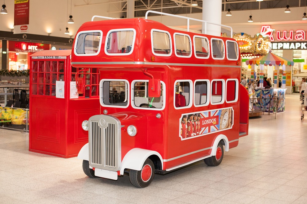 лондонский автобус в мега екатеринбург