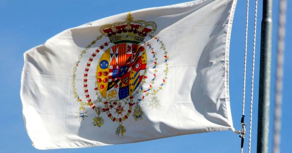 Белый флаг Королевства Обеих Сицилий