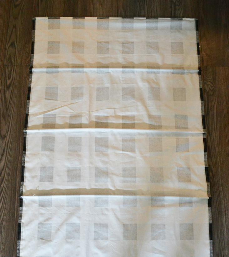 Римская штора из ткани