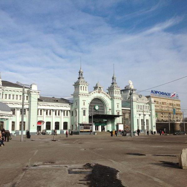 Схема Белорусского вокзала в Москве