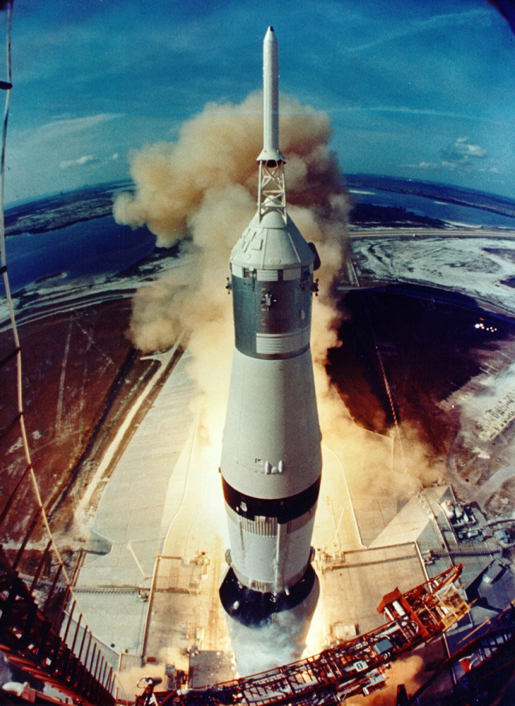 Запуск "Сатурн-5" в 1969 году