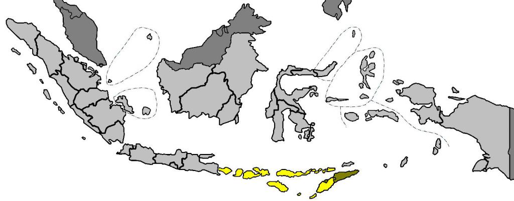 Схематическая карта с островами